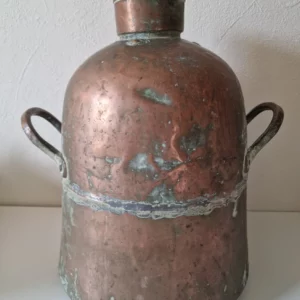 Jarre en Cuivre Ancienne : Pièce Agricole Authentique