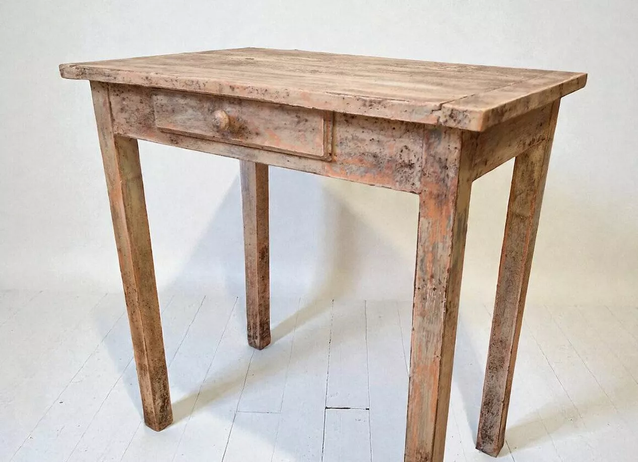 Petit Bureau console patiné beige rosé – Image 2
