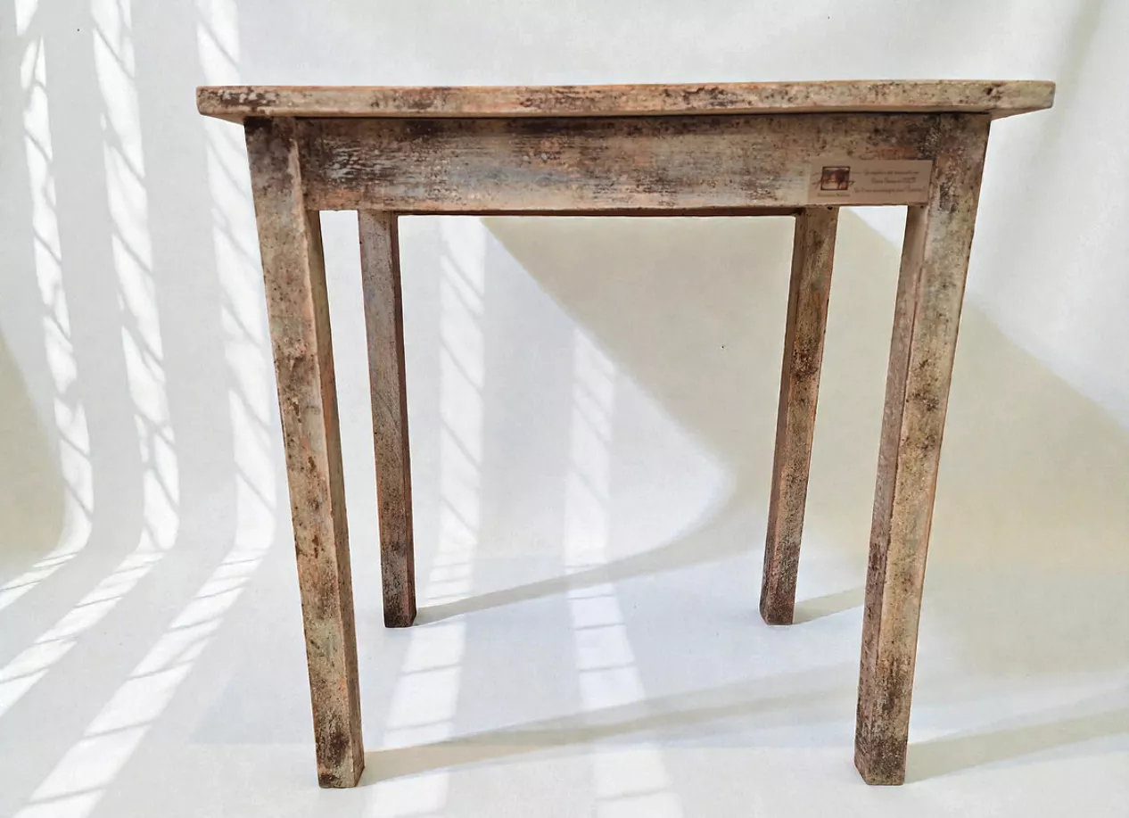 Petit Bureau console patiné beige rosé – Image 4